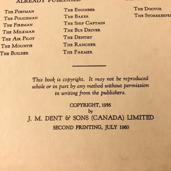 Vtg 1960  The Mountie Canadians All Book by Madeline Young - Picture 10 of 16